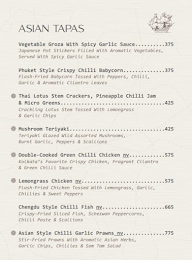 Bridge Bistro Bar menu 2