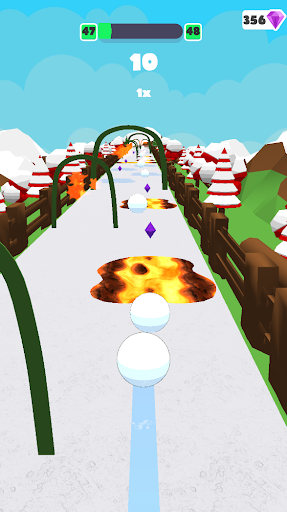 Screenshot Snowball Rush 3D