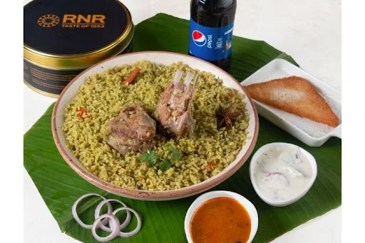 Donne Mutton Biryani + Coke 250ml