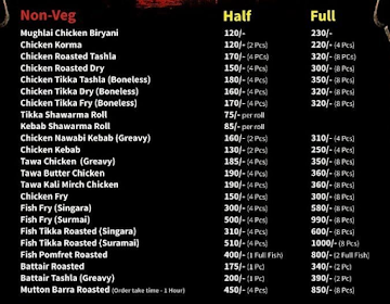 Foodzeriya menu 