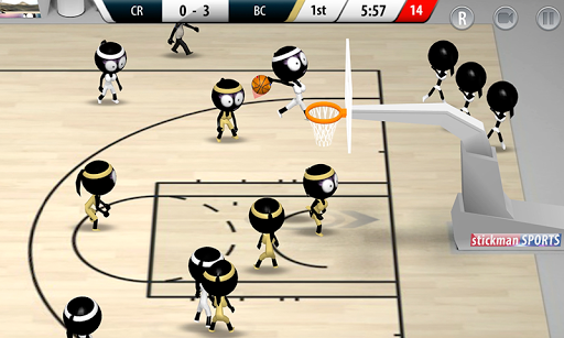 Screenshot Stickman Basketball 3D