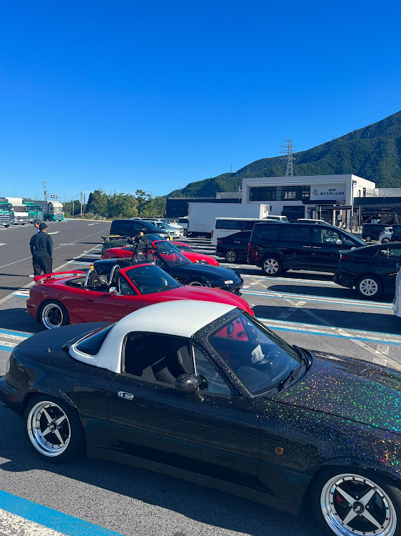 ロードスターのFunky Roadster Club・やっぱり飲むんですっ😎・おはエン・8月もよろしくお願いします・100回目の投稿に関するカスタム事例の投稿画像1枚目