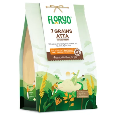 Floryo 7 Grain Multigrain Atta (with Soyabean) 5 Kg