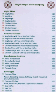 Royal Bengal - Holiday Inn menu 1