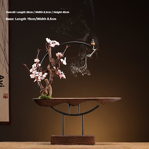 Title 15, Chinese Backflow Incense Ornaments Wrought Iron...