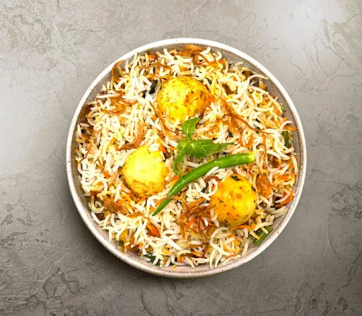 Egg Biryani Bowl- Dum Biryani