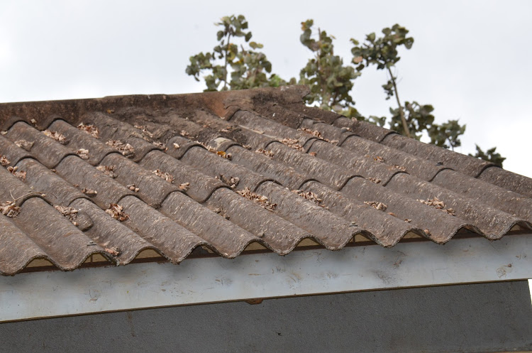 Asbestos roofing