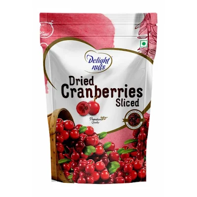 Delight Nuts Dried - Cranberries Sliced - 200 g