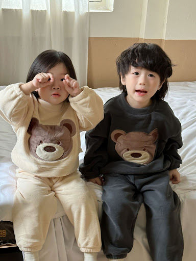 Title 4, Childrens Cartoon Warm Home Clothes Set. Cozy ...