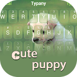 Cover Image of Download Cute Puppy Theme Keyboard 4.5 APK