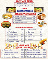 Kings Darbar Restaurant menu 1
