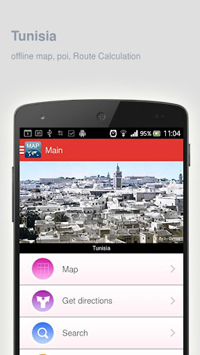Tunisia Map offline