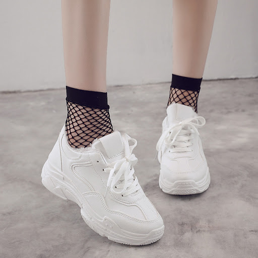 Title 4, Womens Thick-Soled White Shoes Spring New Ulzz...