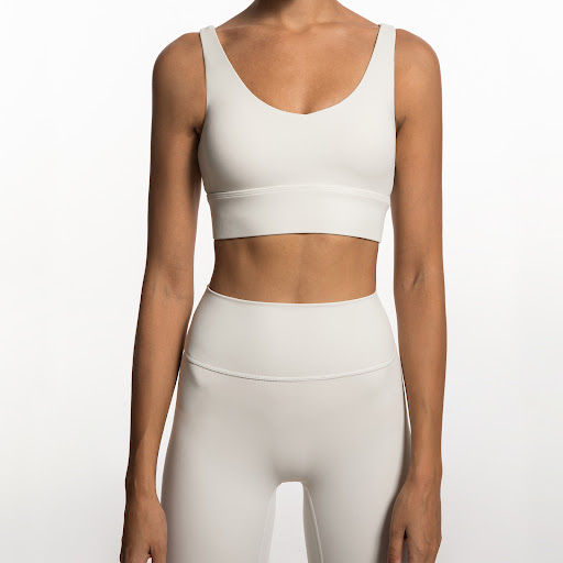 Title 8, Autumn and Winter Nylon Nude Yoga Suit with Thi...