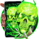 Download Green Smoking Skull Theme For PC Windows and Mac 1.1.1