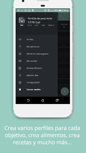 Contador de Calorías Fitmacro