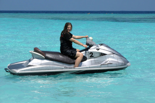 Jet Skiing in The Maldives 2014