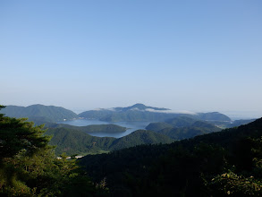 第二展望台から三方五湖を望む