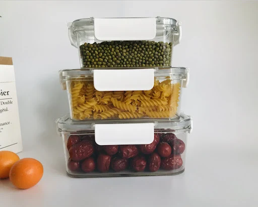 Title 5, Kapaklı Şeffaf Buzdolabı Saklama Kabı, Meyve ve...