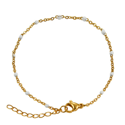Title 8, Fashion Stainless Steel Bracelets Gold Color Bl...