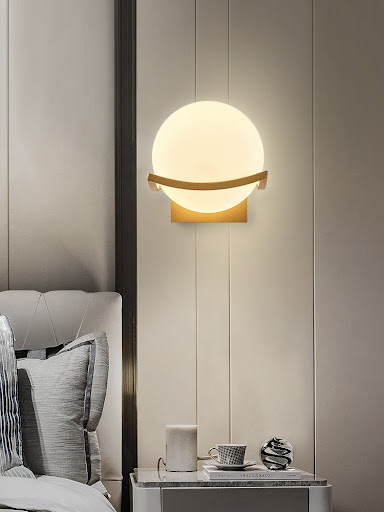 Title 5, Simple Bedroom Bedside European Wall Lamp. Crea...
