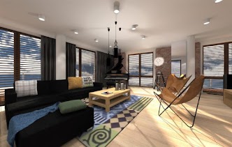Aranżacja wnętrz nr 1 dla projektu domu Alberta G1