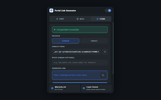 Portal Link Generator screenshot 4