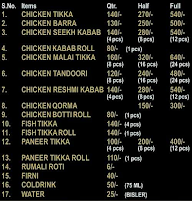 Abdul Malik Chicken Corner menu 1