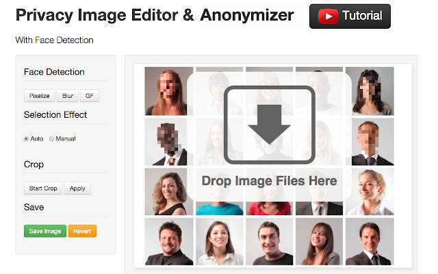 Facepixelizer chrome extension