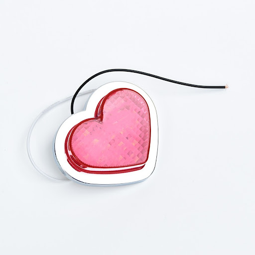 Title 3, 12V Japanese Style Heart Shaped Modified Auto F...
