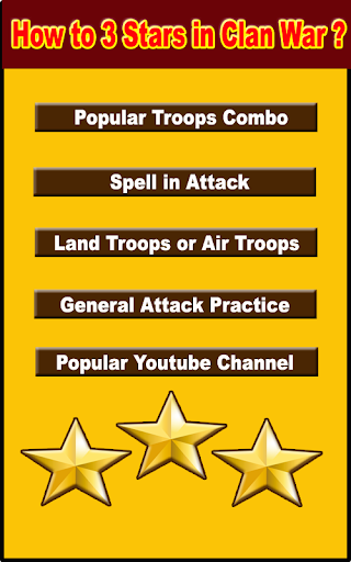 Three Star Attack for C-o-C