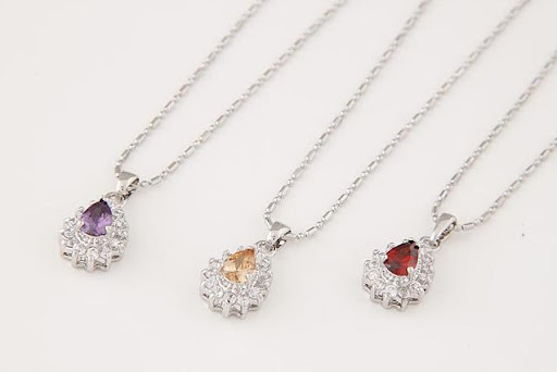 Title 11, Crystal zircon ear studs. Elegant and long-last...