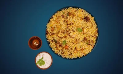 Dum Veg Biryani and Kabab