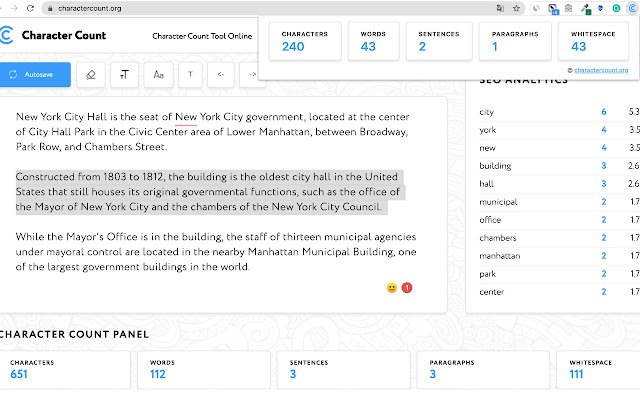 Character Count Online Tool