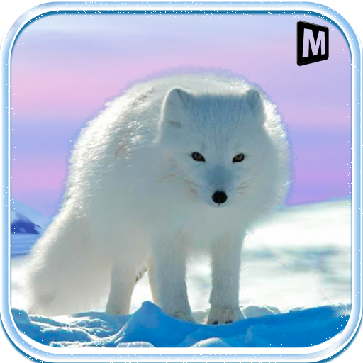 Arctique renard simulateur 3D icon