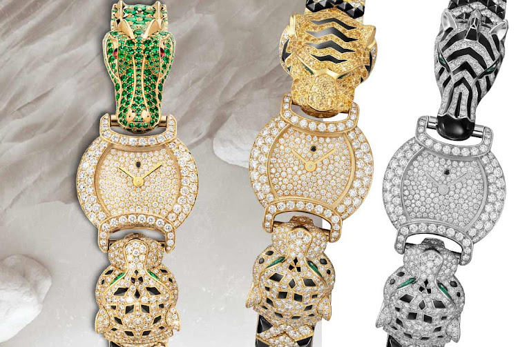 Cartier Indomptables collection of tête-à-tête-inspired jewellery.