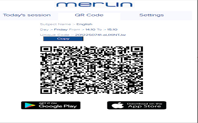 Merlin Attendance App