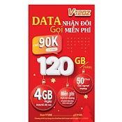 Sim Viettel Miễn Phí 1 Năm V120N 120 Gb 1 Tháng (4 Gb 1 Ngày) 120.000/Tháng. Miễn Phí Gọi Viettel.