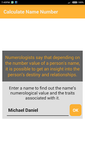 Simple Name Numerology