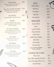 Status Restaurant menu 5