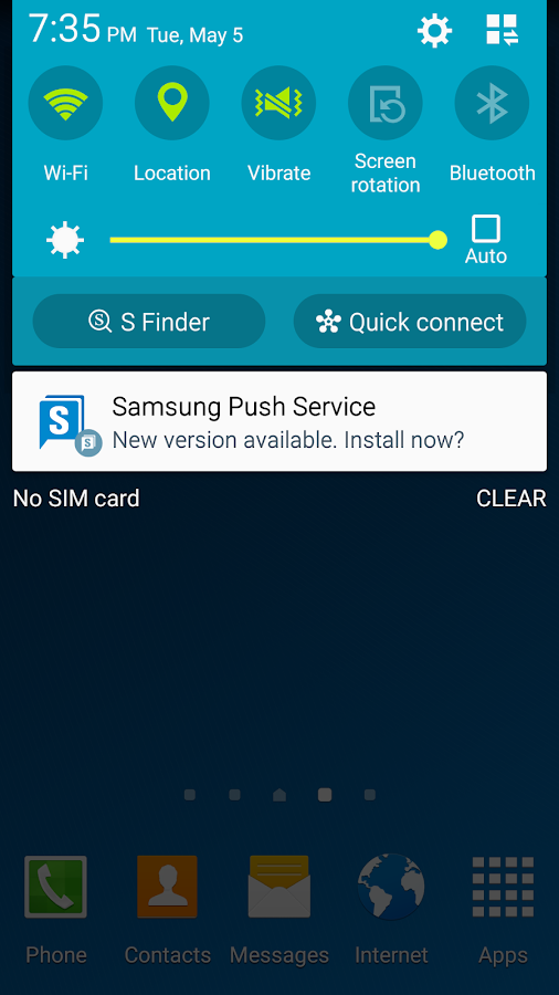    Samsung Push Service- screenshot  