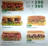 Subway menu 5