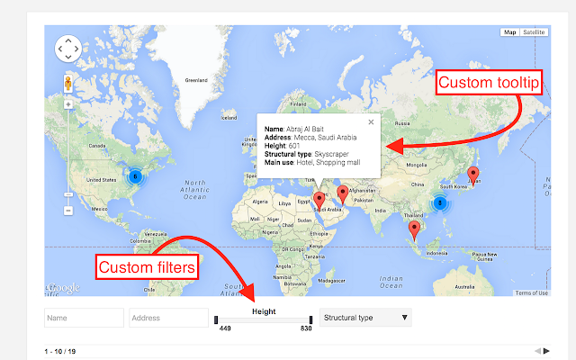 Screenshot of Geocode by Awesome Table