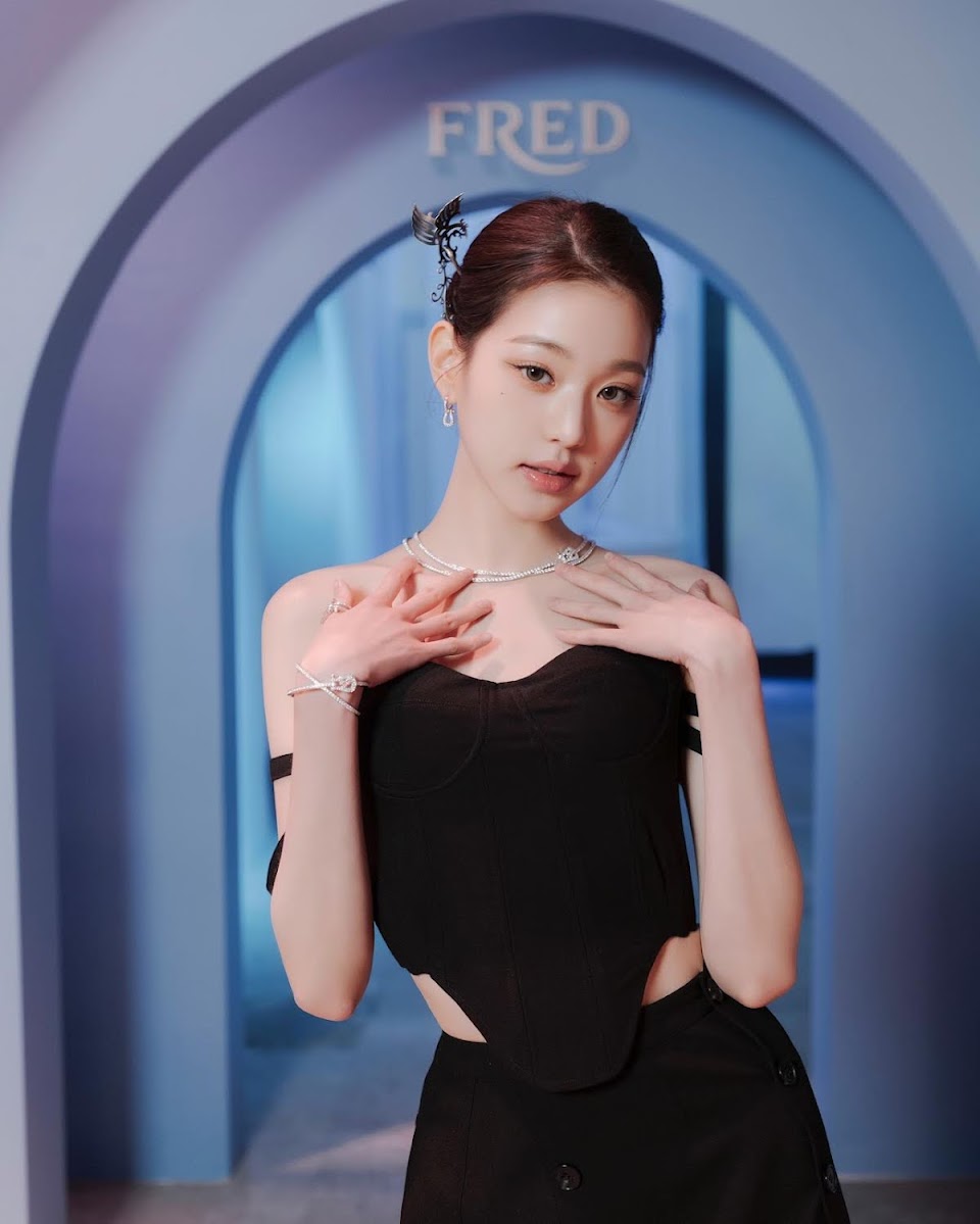 IVE's Wonyoung is the 1st Korean artist to be selected as ambassador for  French jewelry brand 'FRED