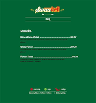 Swaadesi menu 1