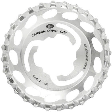 Gates CDX Rear Sprocket for Shimano Di2 Offset - 28t, Silver alternate image 0