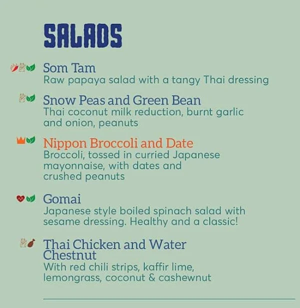 Mamagoto menu 