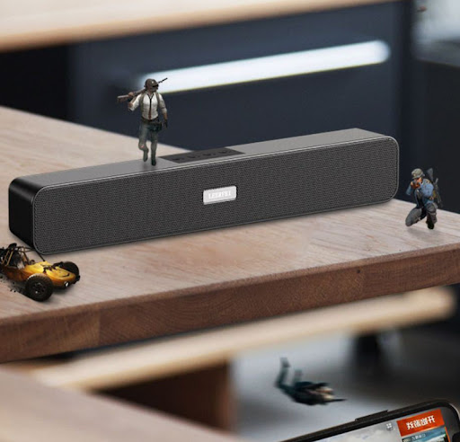 Title 1, Desktop Long Multimedia Radio Bluetooth Speaker...