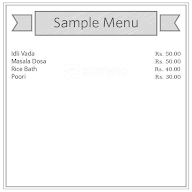 Sri Ganesh Hotel menu 1