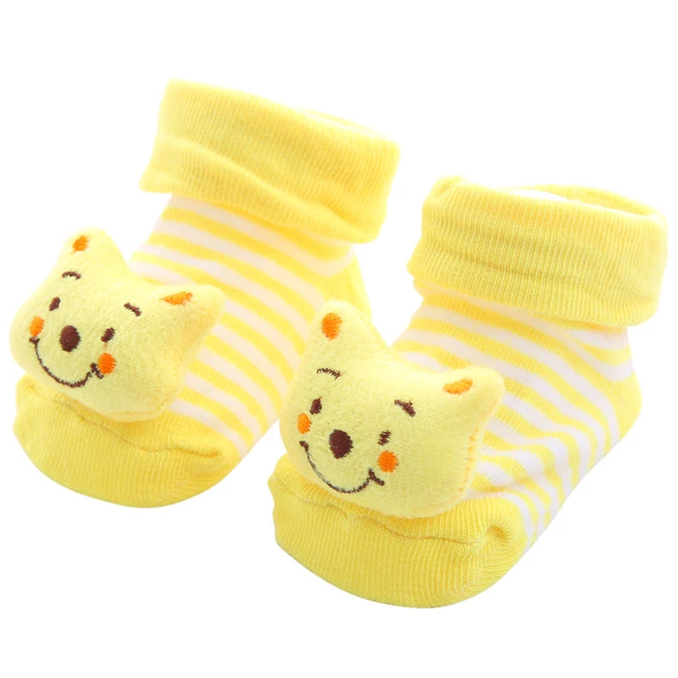 Title 16, Cartoon anti-slip babysokjes, 3D poppensokjes v...